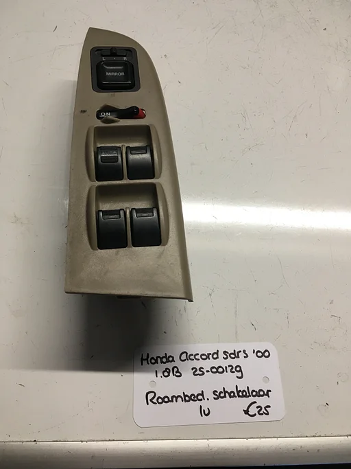 Honda Accord 5 drs 2000 1.8 Benzine 2500129 Raamschakelaars Linksvoor 0849T