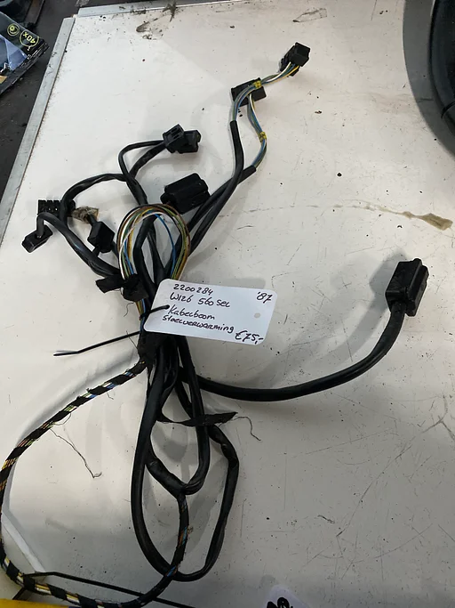 ercedes W126 560SEL 1987 Kabelboom t.b.v. stoelverwarming