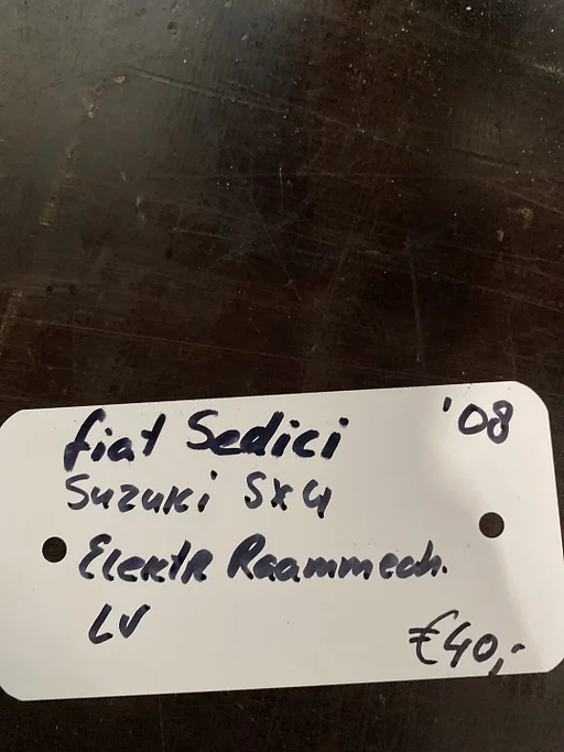 Fiat Sedici Suzuki SX4 2008 Elektr.Raammechanisme Linksvoor