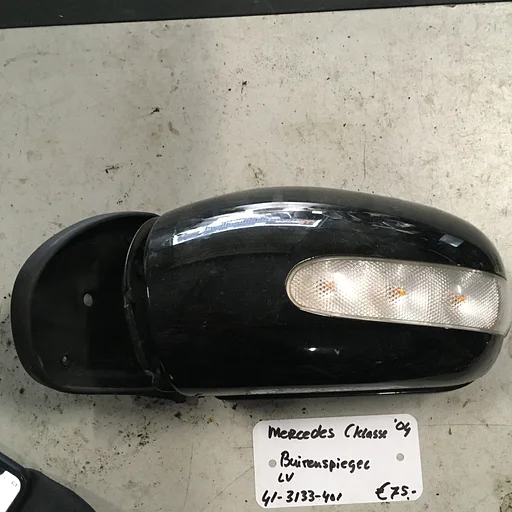 Mercedes C Klasse 2004 Buitenspiegel met knipperlicht Linksvoor  41-3133-401
