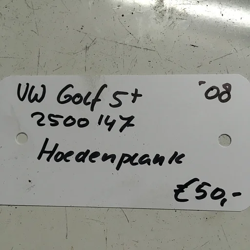 Vw Golf 5 Plus 1.4 B 2008 2500147  Hoedenplank