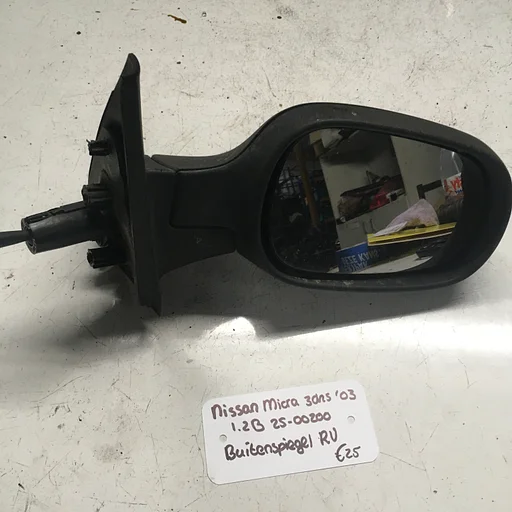 Nissan Micra 1.2 B 2003 2500200     Handbed  Buitenspiegel Rechtsvoor of Linksvoor