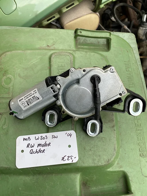Mercedes W203 station 2004 Ruitenwissermotor achter A 203 820 5342