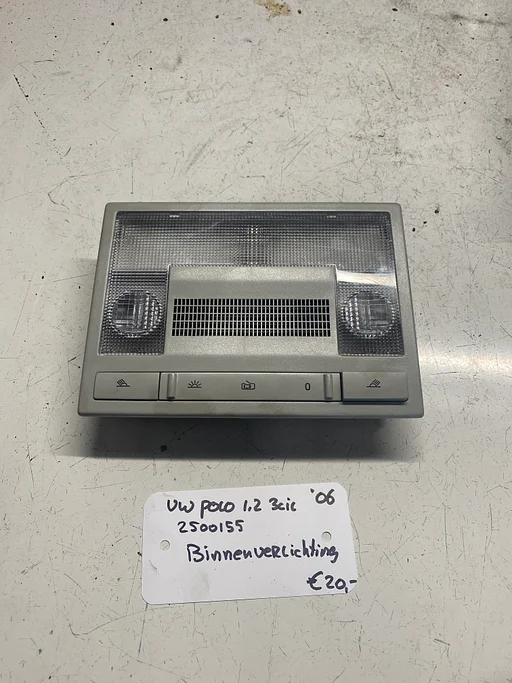 Vw Polo 1.2 3cil 5 drs 2006 2500155 Binnenverlichting