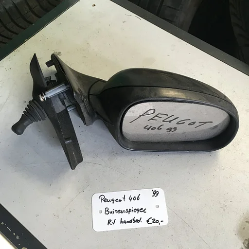 Peugeot 406 1999  Buitenspiegel Handbed. Linksvoor of Rechtsvoor
