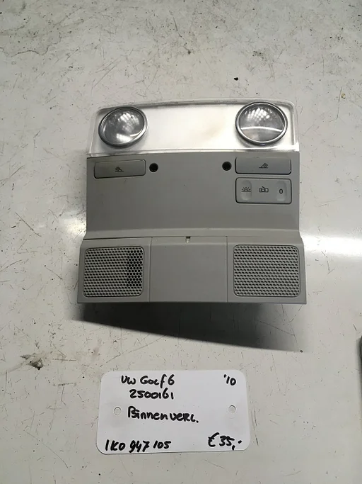 Vw Golf 6 1.2 B 6 bak handgesch. kleurcode LC9X 2010 2500161  Binnenverlichting 1K0 947 105