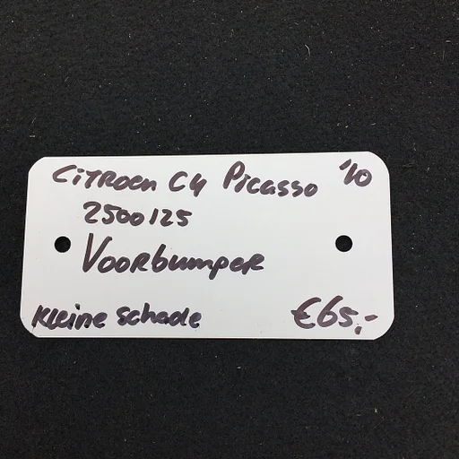 Citroen C4 Picasso 1.6 automaat 2010 2500125 Voorbumper met kleine schade