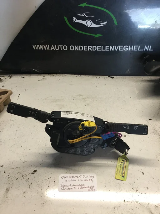 Opel Vectra C Station 2.2 16v 2004 2500116  Stuurkolom Combischakelaar met contactslot en sleutel