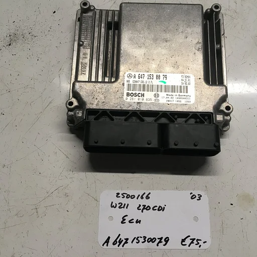 Mercedes W211 270 CDI sedan 2003 2500166 ECU A 647 153 0079