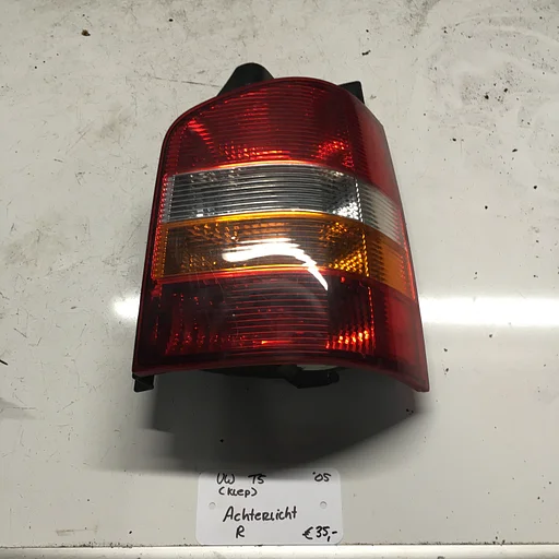 Vw Transporter T5 1.9 Diesel 2005 Achterklep Achterlicht Rechts