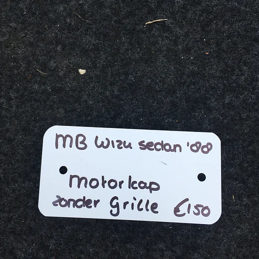 Mercedes W124 1988 Motorkap zonder grille