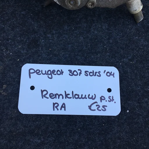 Peugeot 307 Sw 2.0 16v 2005 2500185  Remklauw Rechtsachter of Linksachter