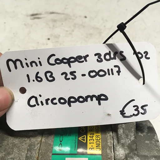 Mini Cooper 2003 1.6B 2500117 Aircopomp 01139014