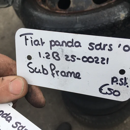 Fiat Panda 5drs 1.2 B 2008 2500221 Subframe