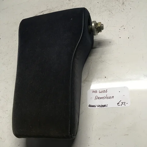 Mercedes W126 Armsteun Blauw Velours