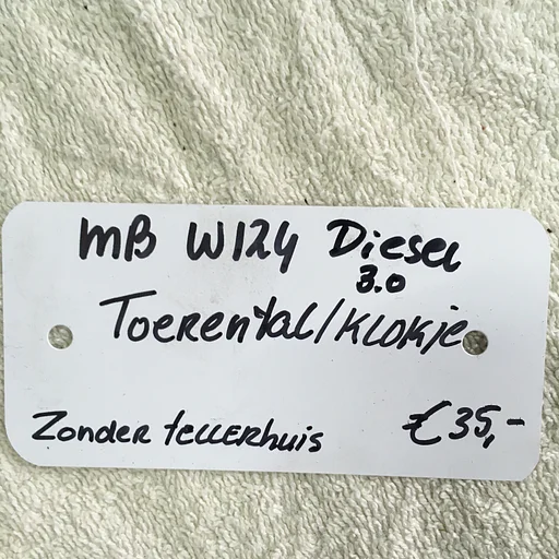 Mercedes W124 3.0 Diesel Toerenteller / klokje