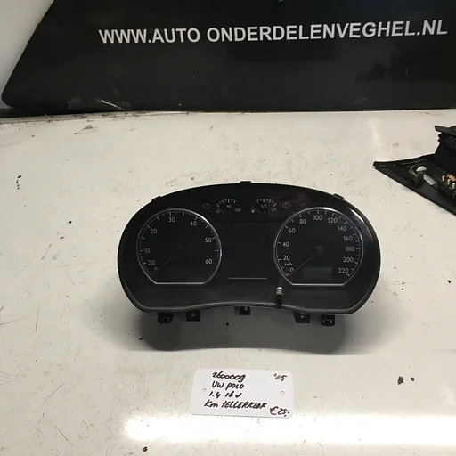 Vw Polo 1.4 16v 2005 2600009  Km Tellerklok  6Q0 920 822   B41