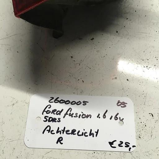 Ford Fusion 1.6 16v 5drs 2005 2600005 Achterlicht Rechtsachter
