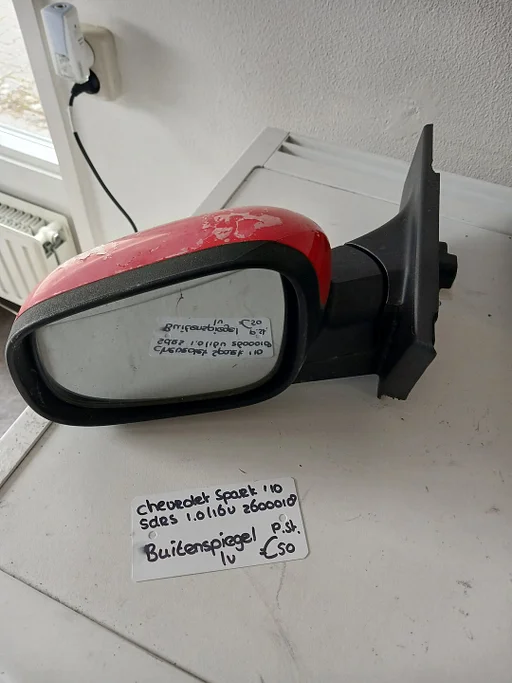 Chevrolet Spark 5drs 1.0/16v 2600018 Buitenspiegel LV of RV '10