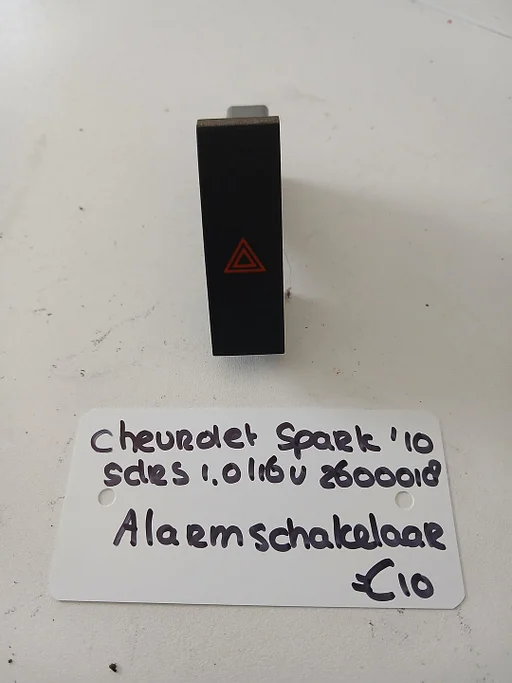 Chevrolet Spark 5drs 1.0/16v 2600018 Alarmlicht schakelaar '10