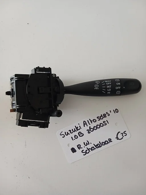 Suzuki Alto 5drs 1.0B 2600051 Ruitenwisser schakelaar '10