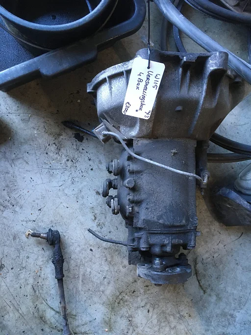 W115 versnellingsbak 4 bak '73