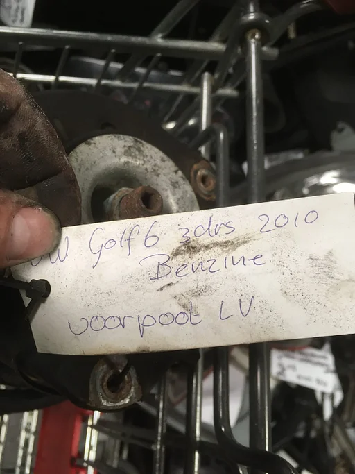 Vw Golf 6 bwjr2010 veerpoot links voor