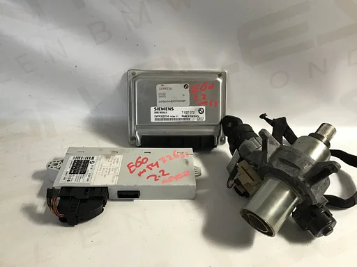 Computer motormanagement set M54B22 BMW E60 7527072