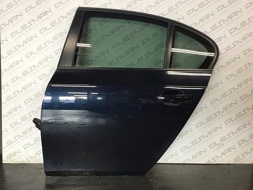 Deur linksachter 416/9 carbonschwarz metallic BMW E60