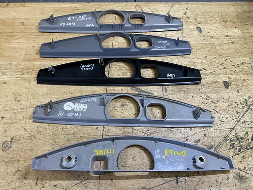 ACHTERKLEP PLASTIC PLAAT BMW 3 SERIE E91