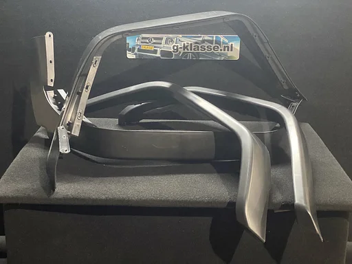 Spatbordverbreder Set W463 Gebruikt Mat Zwart