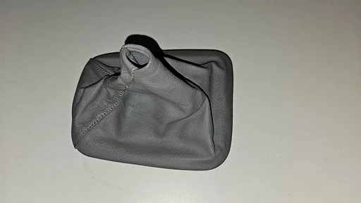 Versnellingspookhoes leer pookhoes grijs schakelbak BMW 3 serie E46 25111434031