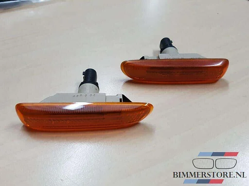 BMW E46 set zijknipperlichten oranje l+r (pre-facelift) 63138370719 63138370720