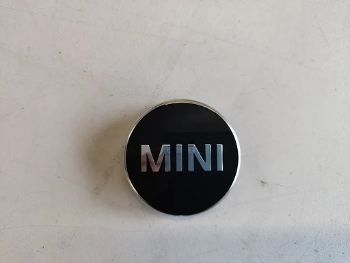 MINI velg embleem logo zwart chrome  53 mm F54 F55 F56 F57 F60 6857149