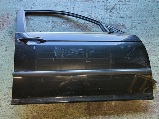 Deur portier rechts voorzijde BMW 3-serie E46 zwart metallic 1998-2005