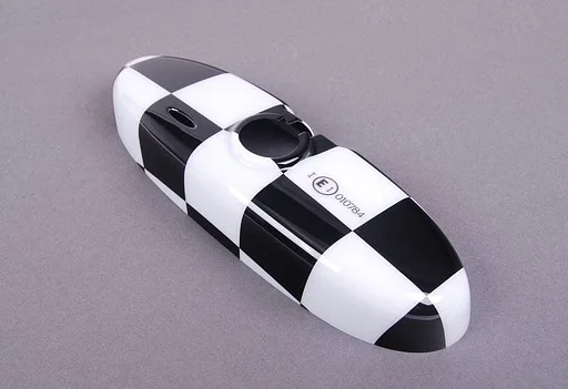 Binnenspiegel kap Checkered Flag nieuw MINI R50 R52 R53 R55 R56 R57 R60 51160412784 0412784