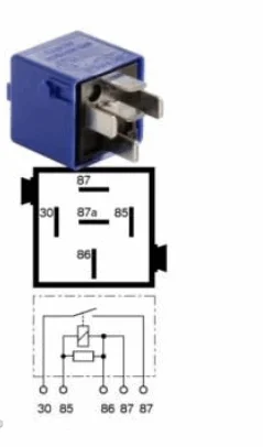 Relais blauw BMW 3 serie E36 61368364582 8364582
