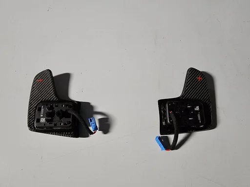Carbon Gearshift paddles schakel flippers op stuur BMW 5 / 6 / 7 / 8 X3 X4 X5 X6 X7 serie G 61312455282 2455282