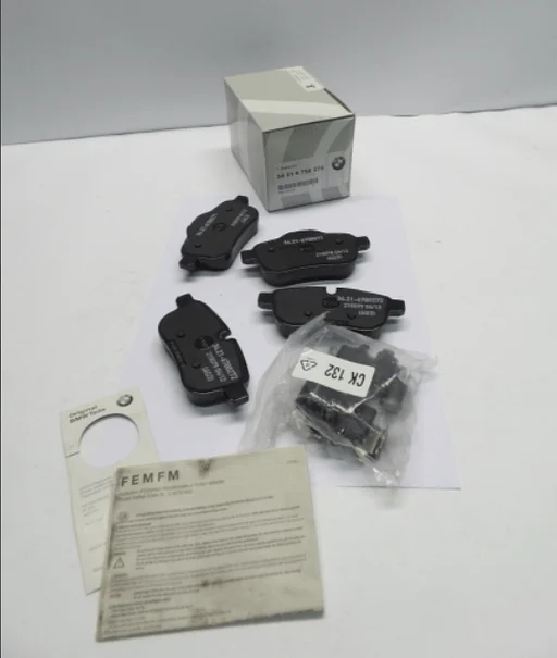 Remblokken achterzijde origineel BMW 34216788275 6788275