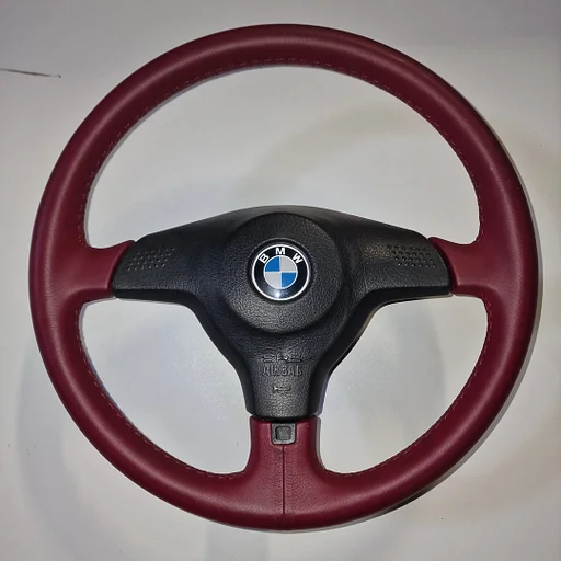 Stuur Sport 2 rood leer nieuw BMW OEM 3 Series E36 1991-1994  1161015.9 32342260900