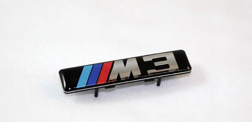 M3 Embleem type aanduiding grille zijkant nieuw BMW 3 serie E46 72127900605 7900605