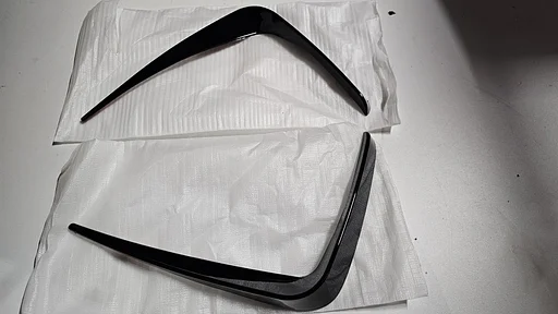 Bumperlijst set voorzijde zwart BMW BTQP ZST-400 AMP-Z