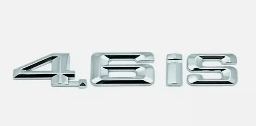 Embleem sierschrift spadbord 4,6 iS BMW X5 serie E53 51147056056 7056056