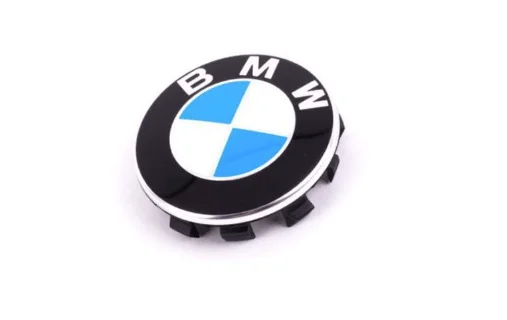 BMW naaf velg embleem logo zwart blauw wit chrome 56 mm 36136850834 6850834