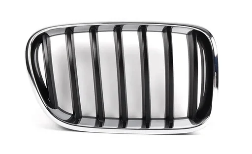 Grille rechts chroom zwart spijlen BMW X3 serie F25 51117210726 7210726