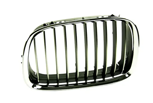 Grille links chroom zwart spijlen BMW 5 serie E39 51138184531 8184531