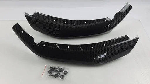 M Performance Carbon voorbumper lip spoiler set nieuw BMW 3 serie G30 G31 51192414137 2414137