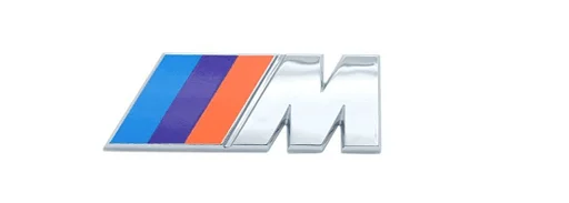M embleem type aanduiding voorspadbord nieuw BMW 1/  2 / 3 / 4/ 5 / 6 / 7 X1 X2 X3 X4 X5 X6 Z4 serie F en G  51148058881 8058881