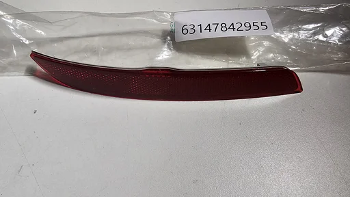 Reflector achter M bumper rood links BMW 5 serie F10 + LCi 63147842955 7842955