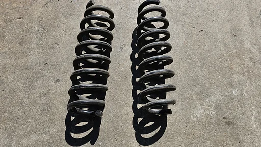 Spiraalveren set achterzijde BMW 3 serie E91